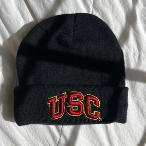 USC TROJANS Black Beanie
